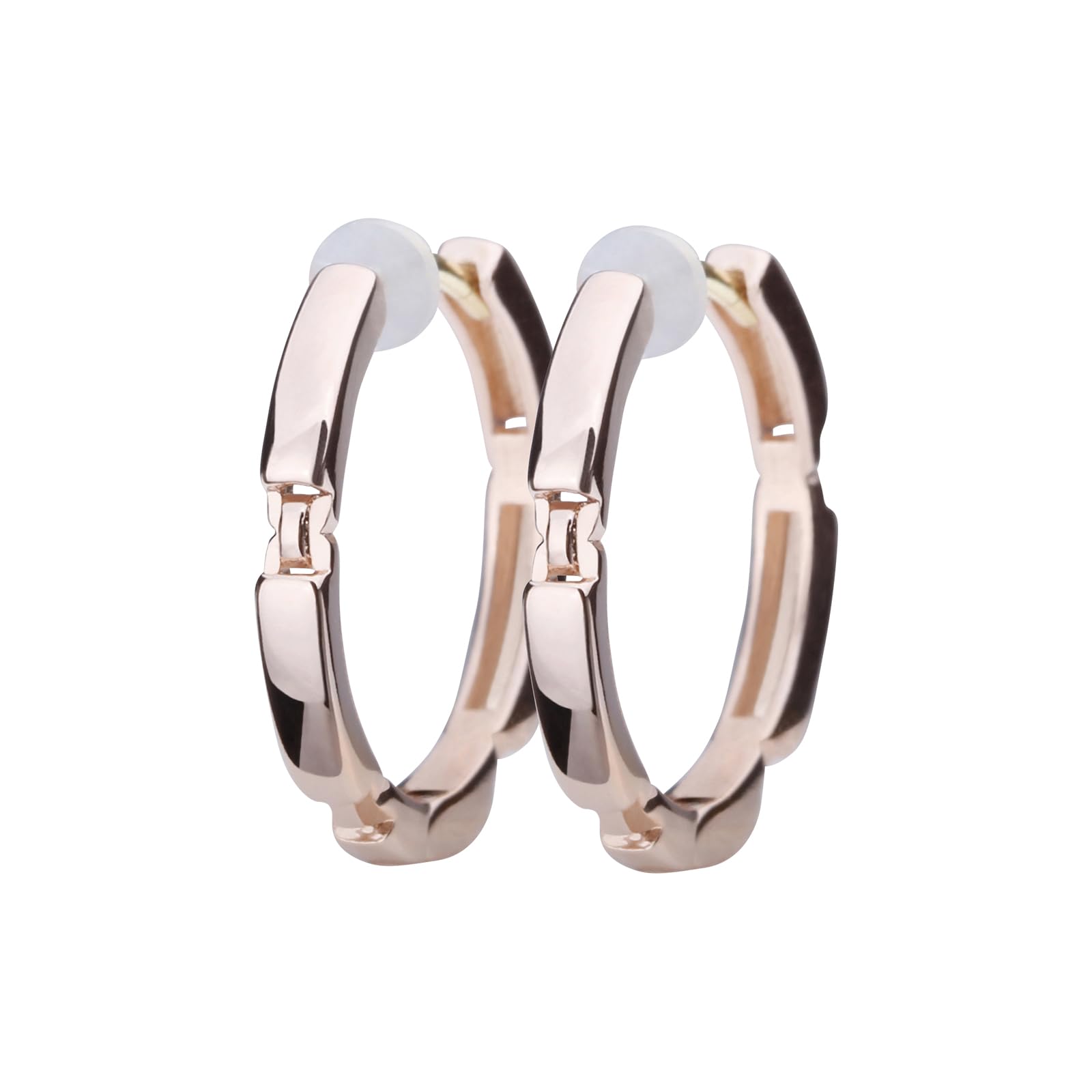 

LOKUMI Made in K18 Hoop Ring Earrings, Japan, 18K, Post, K18, Hypoallergenic, Hoop, Earrings, Catchless, One-touch, Plain, Small, Earrings, Women s,