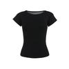 Sommer Hot Girl Kurzarm Dark Style Street Vielseitig bedrucktes T-Shirt für Damen
