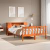 VidaXL Bunk Bed Without Mattress Brown Wax 140x190 Cm Solid Pine, Bed, Bedroom Furniture, Bed with 3321669