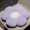 Flower Seat Cushion For Bedroom Home Office Plush Short Pile Pp Cotton Decor