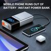 1500A 12V Car Jump Starter Air Pump 4 In 1 Air Compressor Portable Outdoor Power Bank LED Lamp Battery Starter Tyre Inflator