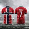 2026 Camiseta de fútbol de la selección nacional noruega Kit de Partido y Entrenamiento Ropa Deportiva de Verano Camiseta para Hombre Ropa Infantil Camiseta Mujer