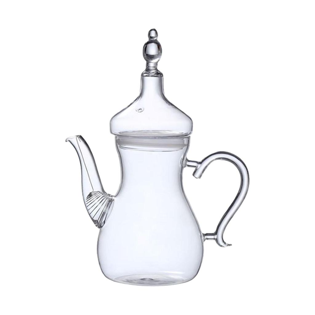 Glass Teapot High Borosilicate 1L Wedding Gift Arabian Style Serving Teapot