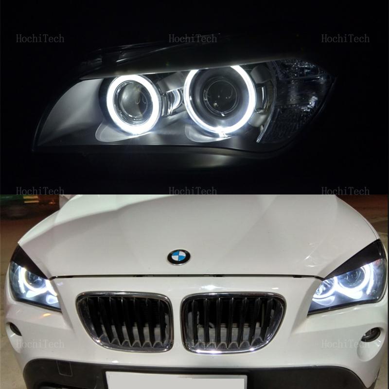 For BMW X5 E70 X6 E71 E90 E91 E92 M3 E89 E82 E87 Auto Head Lamp 12V 2pcs H8 LED Angel Eyes Headlight Led Marker Lights Canbus
