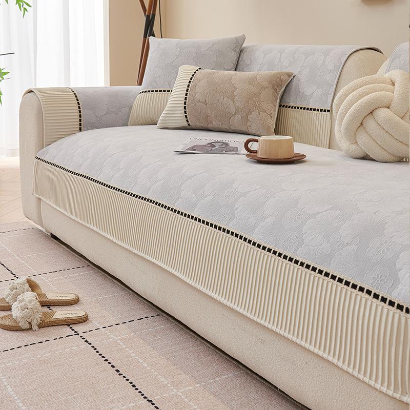 

Sofa Cushion Four Seasons Universal Light Luxury Backrest Towel Modern Seat Cushion High-End New Sofa Cover Cover Cloth Cushion 70*70cm