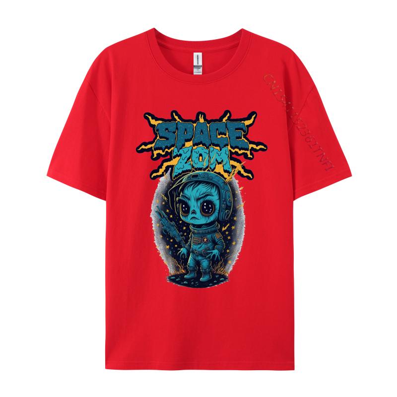 Space Zom TShirt For Men Soft Leisure Tees T Shirt Trendy Fast Ship Anime Printed TShirts Mens Graphic Tshirts