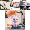 Adorable Pink Acrylic Cartoon Style Car Hanging Decoration For Trendy Vehicle Decor