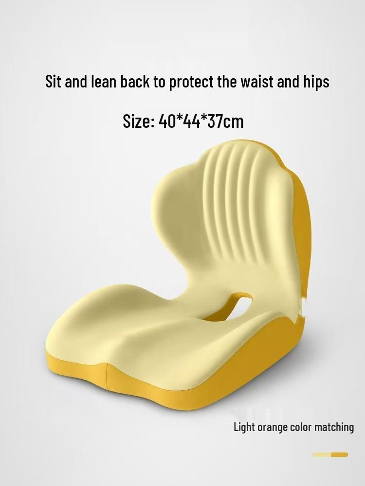 Ergonomic Memory Foam Chair with Lumbar Support for Posture Correction and Pressure Relief