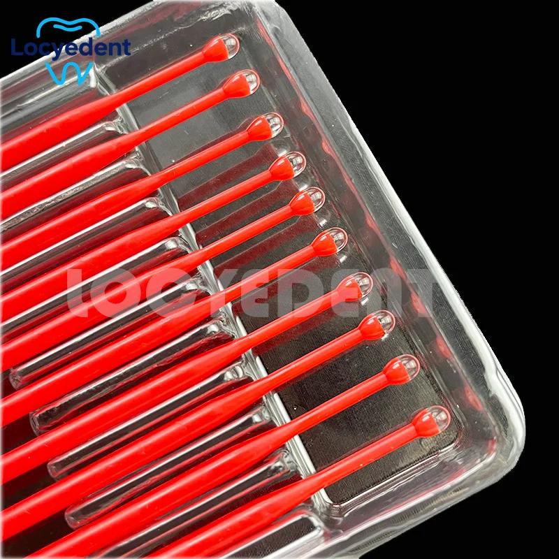 Nigf 20 Stuks Wegwerp Tandheelkundige Applicator Sticks Lijm Tip voor Tand Kroon Porseleinen Facet Tandheelkunde