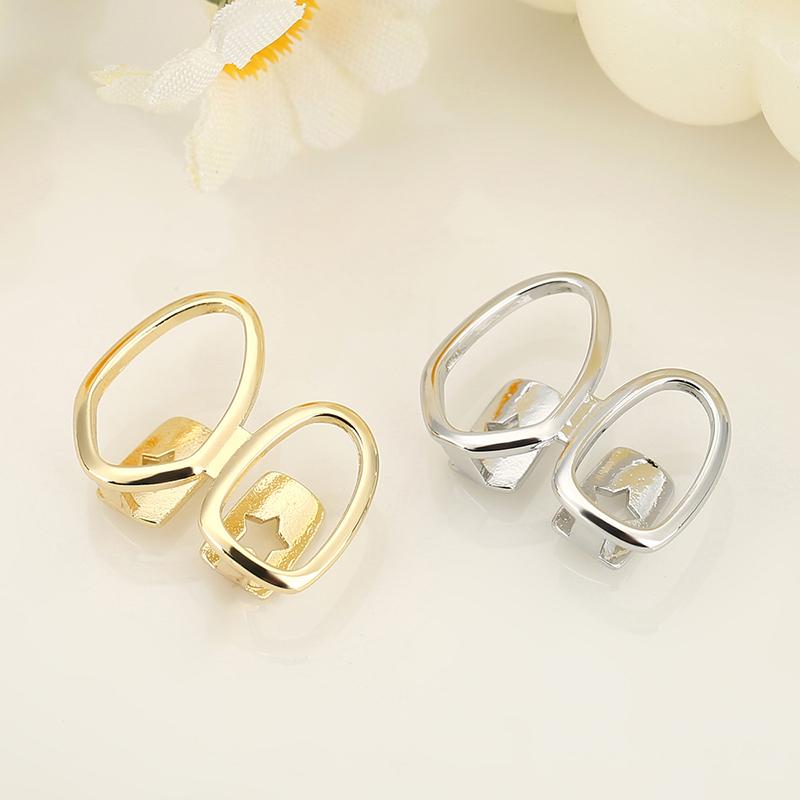 1 Stück Goldfarbener Alltagstauglicher Zahnschmuck Dental Grillz Hip Hop Hohles Herz Zahn Grillz Für Frauen