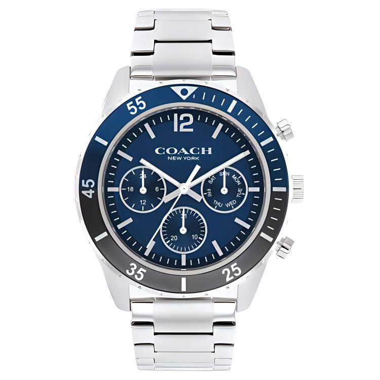 COACH watch quartz movement stainless steel