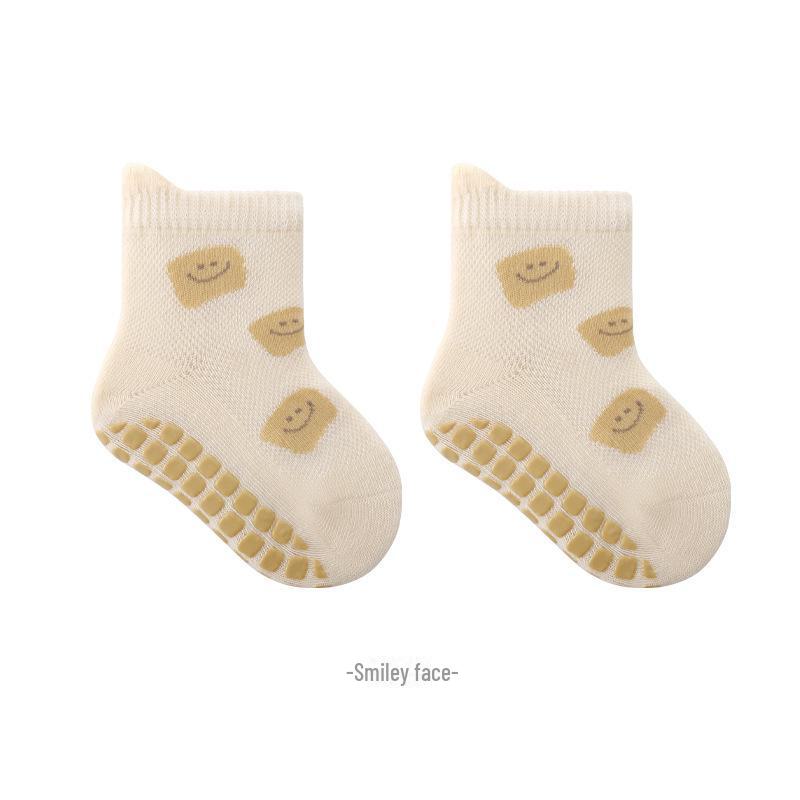 24 Perechi Șosete de Vară pentru Bebeluși Antiderapante de Podea cu Design Larg Fără Cusături pentru Băieți și Fete