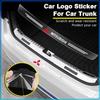 1Pcs Transparent Car Trunk Badge Protective Sticker Car Accessories For Lancer Lancer ASX Outlander 2 3 Pajero Mirage Exzos Pajero 4