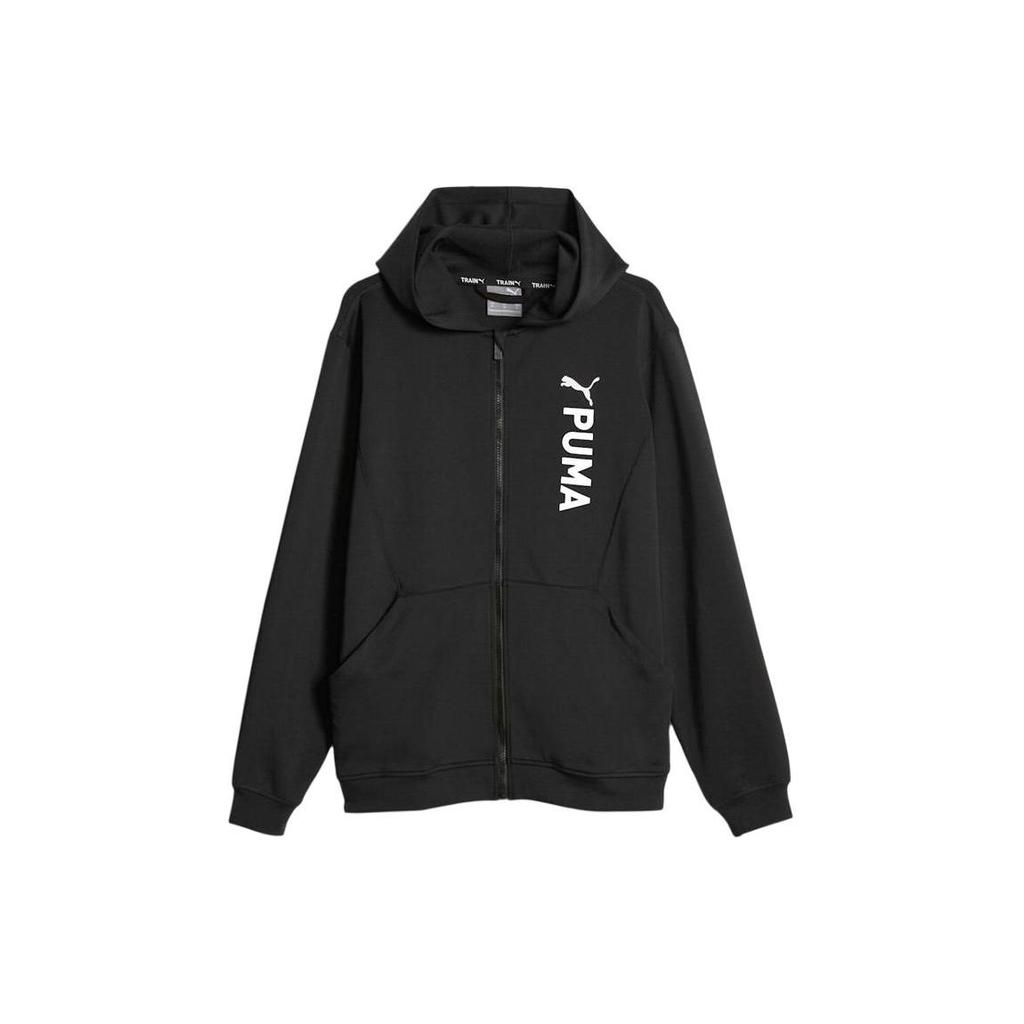 Puma Printed Hooded Casual Sweatshirt Men Sweatshirts Black 524674-01