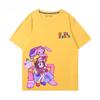 Summer New The Amazing Digital Circus Creative Print Kids Tops Casual Comfortable 100% Cotton Tops Boys Girls Fashion T-Shirt