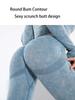 Pantaloni da Yoga a Vita Alta a Gamba Larga Sollevamento Glutei - Stile Europeo e Americano