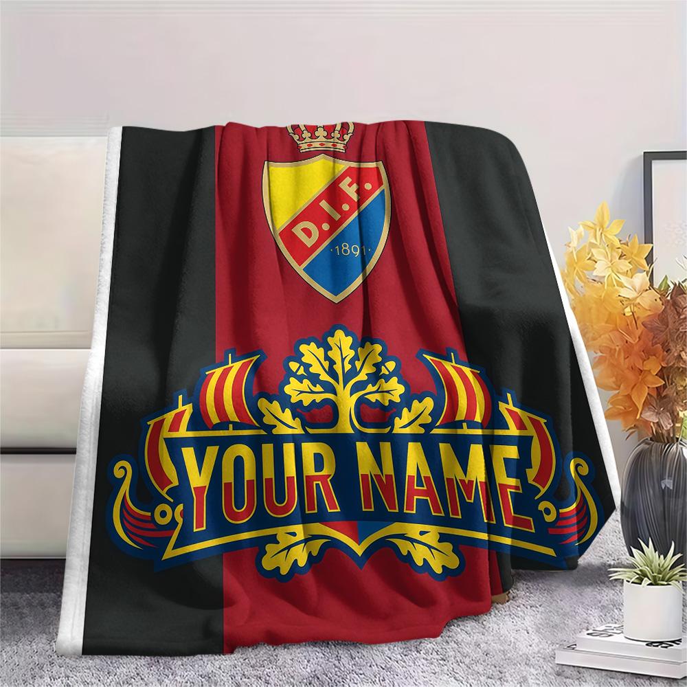 Custom Name DIF Flannel Blanket, High quality Comfortable for All Seasons, Home Decor, Warmth and Comfort