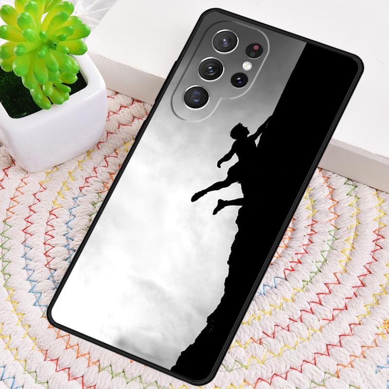 Mountain Climbing Silicone Phone Case For Samsung Galaxy note 10 pro S26 S25 S24 S23 S22 S21 Plus S25Ultra Capa Cover
