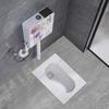 Ceramic Squat Toilet with Flush Tank and Front Drainage