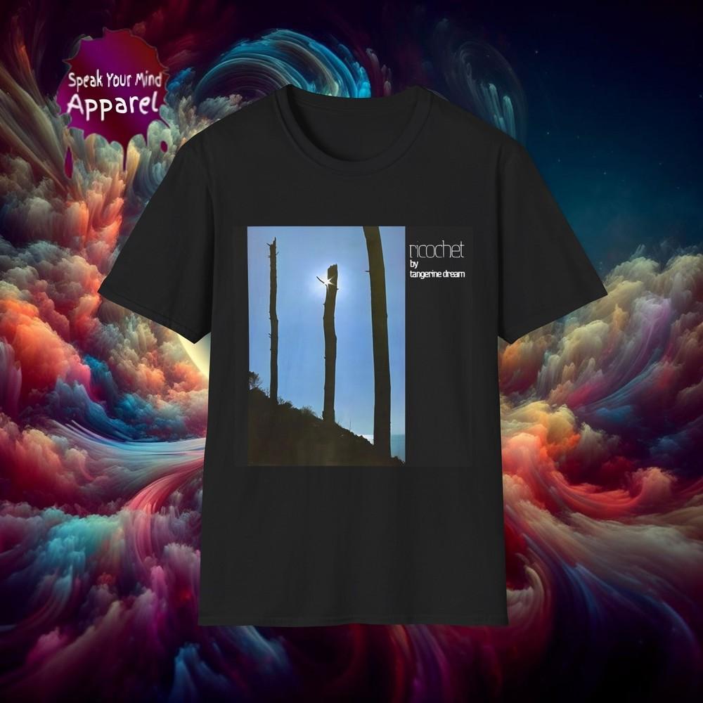 Soft Cotton T-Shirt. Tangerine Dream Ricochet Unisex T-Shirt XXL