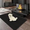 BBQ Fire Blanket Camping Fireproof Cloth Fire Pit Mat Picnic BBQ Pad High-Temperature Anti-Scalds Flame Retardant Rugs