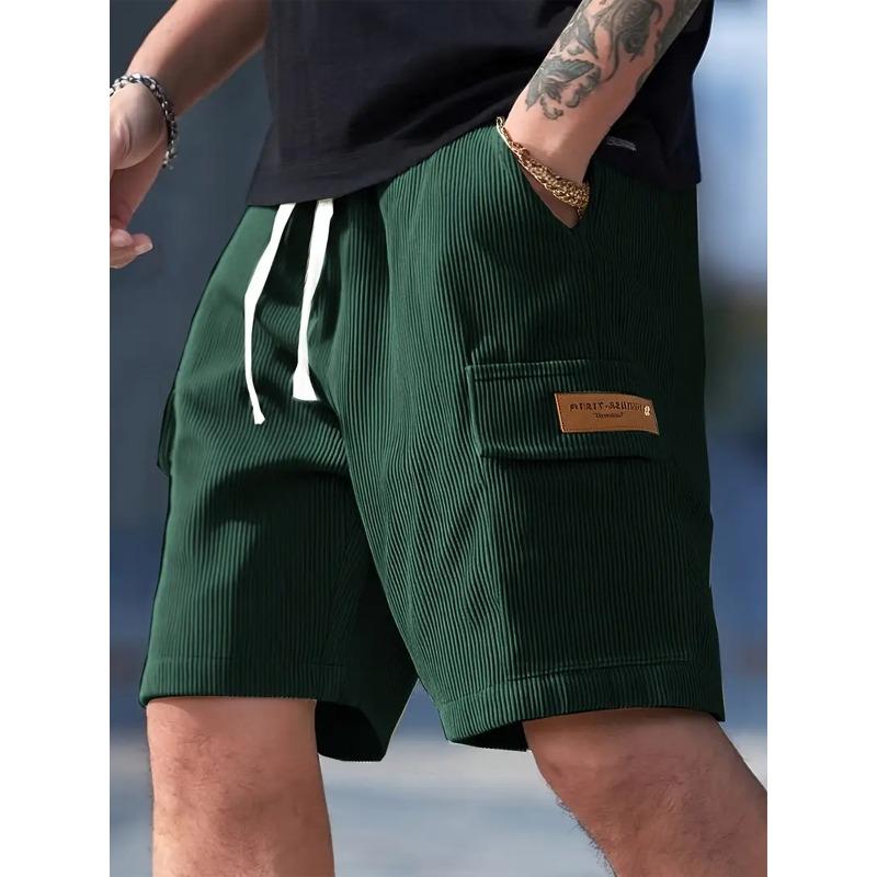 Corduroy Men's Shorts Men's Casual Pants Men's Beach Shorts, Men's Sports Shorts Breathable Pants Suitable for Daily Casual Wear and Sports