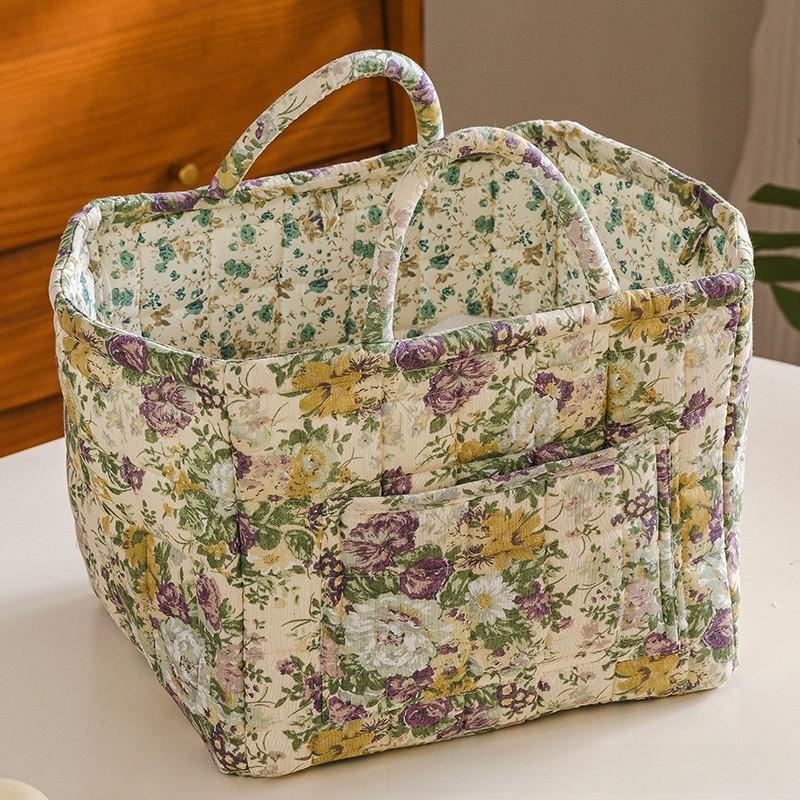 Portable Cotton Underwear Organizer Bag Multi Use Foldable Desktop Storage For Women Bedroom