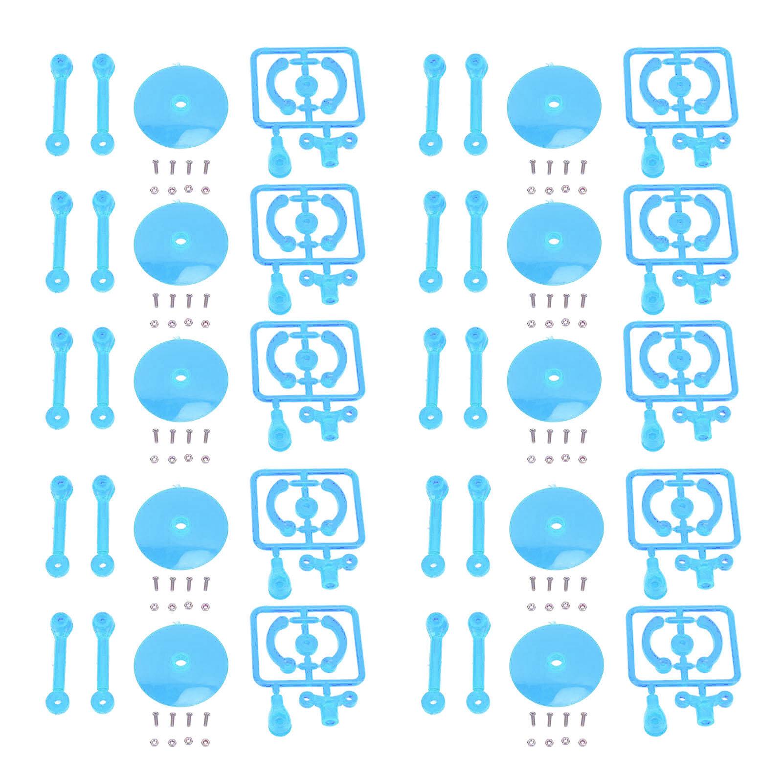 

10 шт. Подставка для экшн-фигурок, пластиковый держатель для демонстрации экшн-фигурок, подставка-поддержка для модели куклы, легко как Transparent Blue