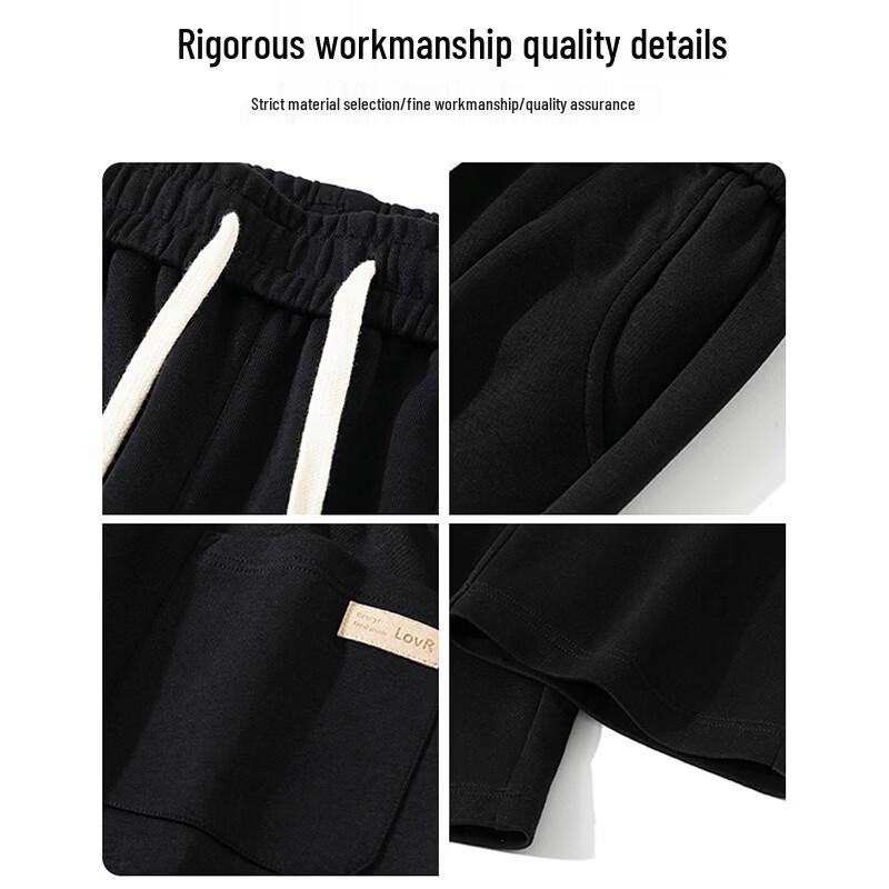 ROMON Men's Lightweight Ice Silk Straight-Leg Casual Pants