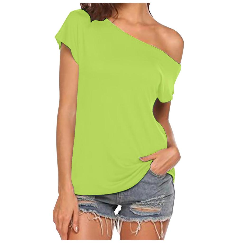 Milk Silk Off-Shoulder Slim Fit Women's Summer Top