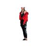 Nike Pantalones deportivos elásticos ajustados de color sólido con estampado de letras para mujer, parte inferior, negro CJ5778-010