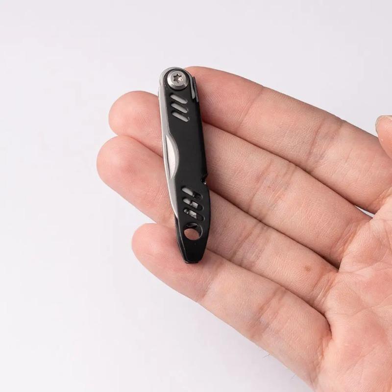 Mobile Phone Card Pick-up Needle, Keychain, Batch Bottle Opening, Multi-functional Folding and Cutting Knife, Portable