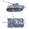 1:72 4D Plastic Assemble Tank SD.KFZ.7/2 Model World War II Model Puzzle Assembling Military Sand Table Toys For Children Gifts