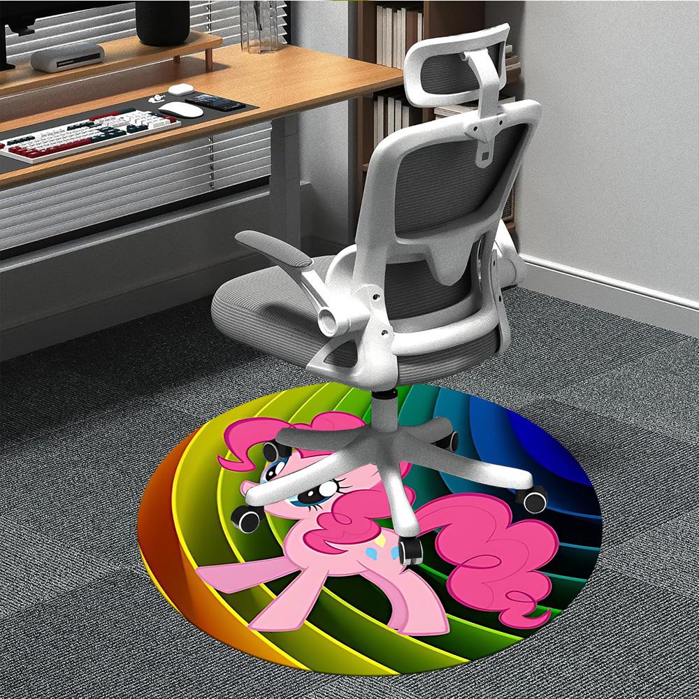 

My Little Pony Office Round Area Rug, Under Office Chairs Bedroom Living Room Home Decor a0908177 80cm by 80cm