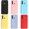 Capa de Silicone Líquido para Realme 5 5i 5Pro Capa Para-choque Luxo TPU Capa Traseira Macia para OPPO Realme 5 Pro 5i 5S Capas Foscas Realme5