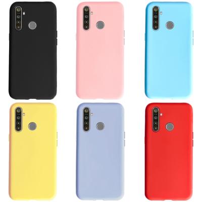 Vloeibare Siliconen Hoesje voor Realme 5 5i 5Pro Hoesje Bumper Luxe TPU Zachte Achterkant voor OPPO Realme 5 Pro 5i 5S Matte Hoesjes Realme5