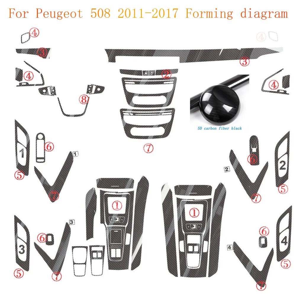 For Peugeot 508 2011-2017 Interior Central