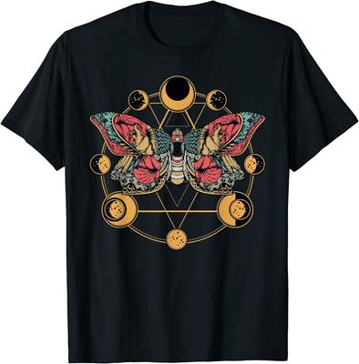 Butterfly M0th Moon Phases Design Great Tee Unisex T-shirt