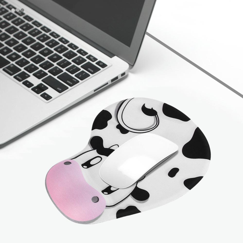 Cartoon Style Mouse Pad Singlesided Cartoon Wrist Protected Pad Computer Decoration  Office Gaming