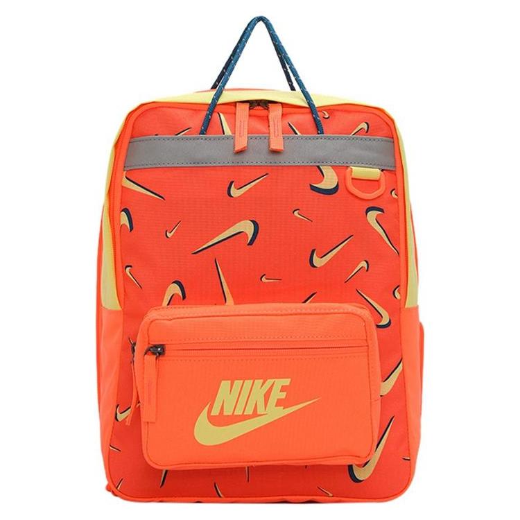 Nike Polyester Backpack Regular Men's Orange CU8331-854