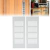   Vent Grille Heat Dissipation Aluminum Alloy Silver Rectangular Ventilation Grille Cover for Cabinet Closet RV  