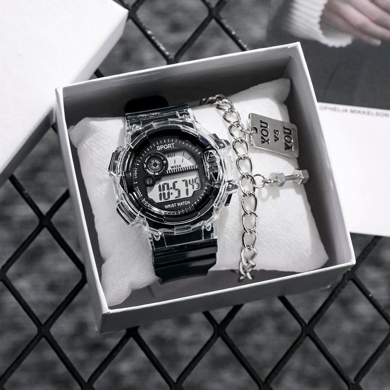 High-value Electronic Children's Watch, Student Multi-functional Sports, Alarm Clock, Luminous Waterproof, Junior High School Boy Personality Trend