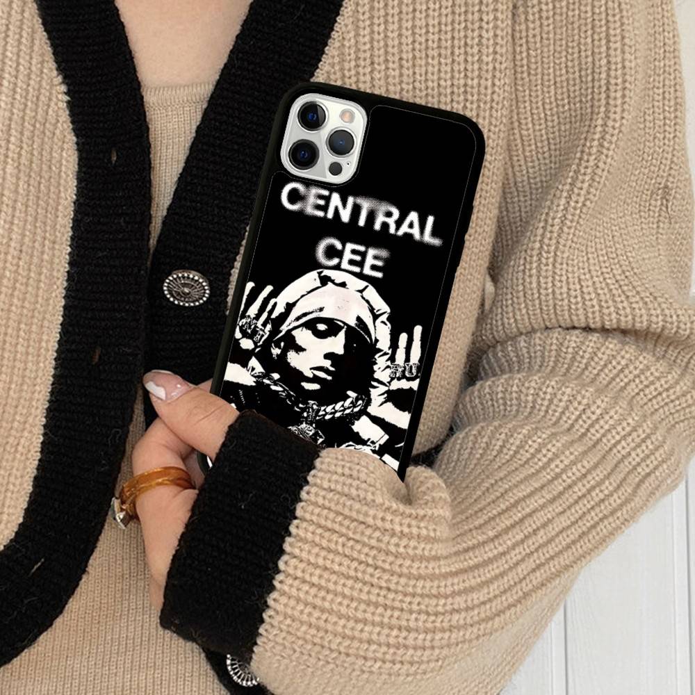 

Rapper Central Cee Phone Case For IPhone 16 Pro Max 15 14 Plus 14 13 12 11 17 PC+TPU Cases Back Cover iPhone 17 Air