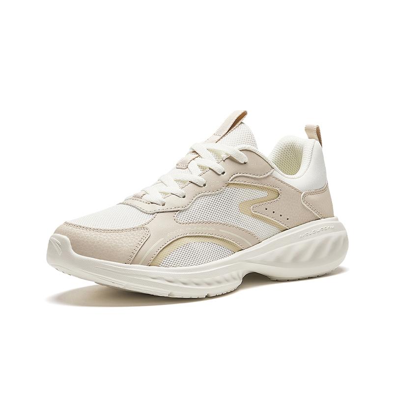 

New Anta Cushioning, Wear Resistant Low Top Running Shoes Women s White 922415525-3 37.5