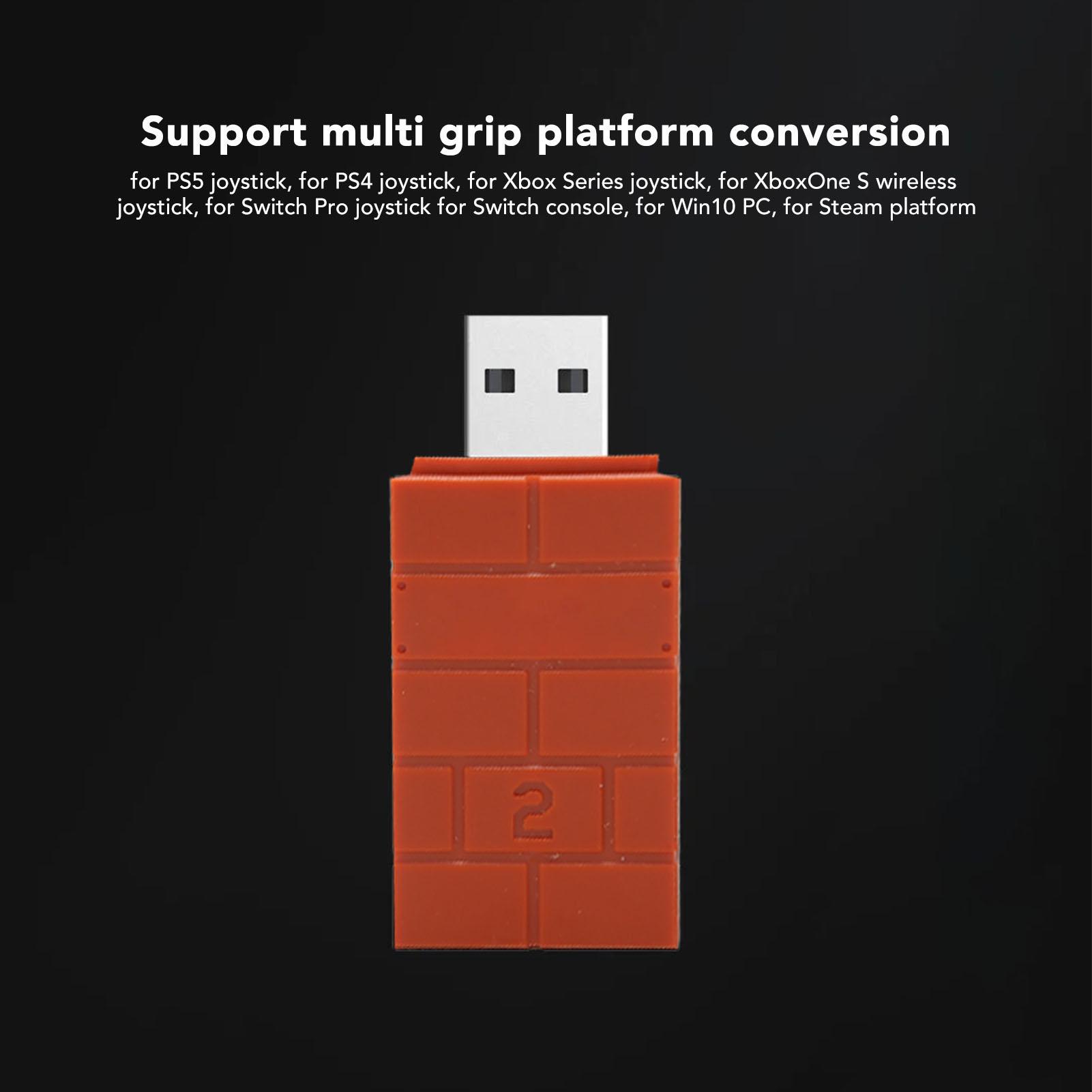 

USB Wireless Controller Adapter Multifunction Bluetooth Controller for PC for Windows for OS X for чорний