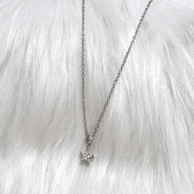 Ins Star Tassel Pendant Necklace For Women Clavicle Chain Necklace Fashion Jewelry A1