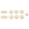 Saxophone Key Buttons Inlays Beige Easy To Install