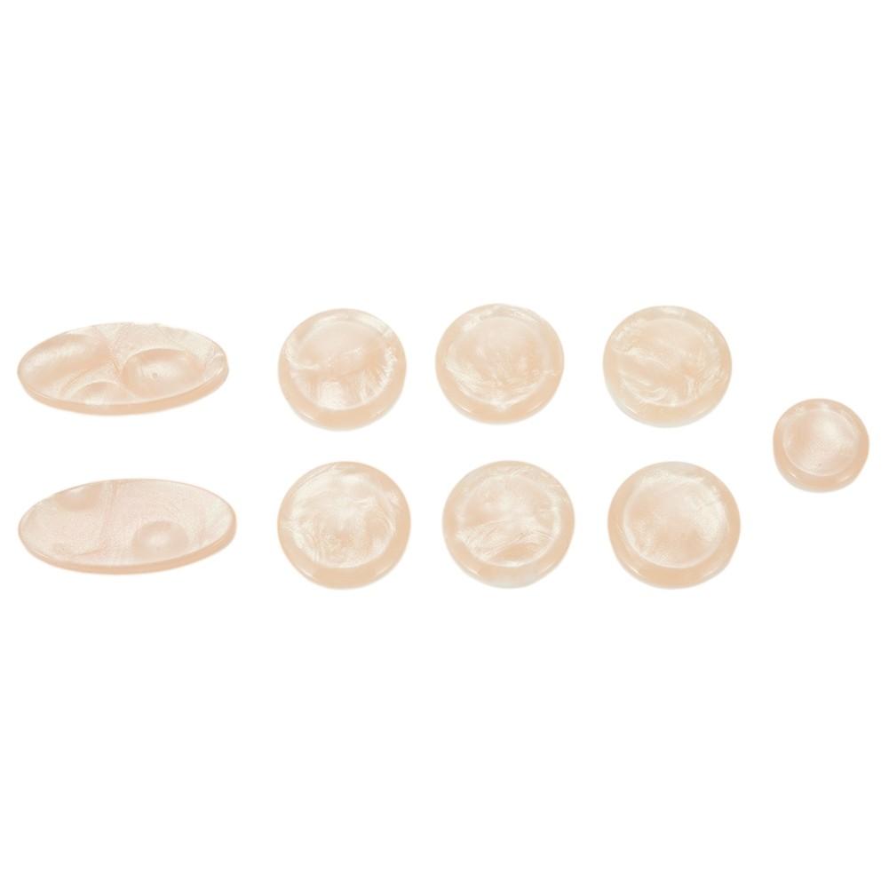 Saxophone Key Buttons Inlays Beige Easy To Install