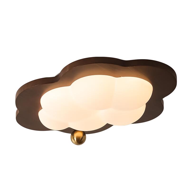 Dream Cloud Kids' Retro Solid Wood Ceiling Lamp