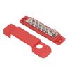 Power Distribution Terminal Block Busbar 12 Position Studs Distribution Block Bus Bar with Cover for Caravan Yacht